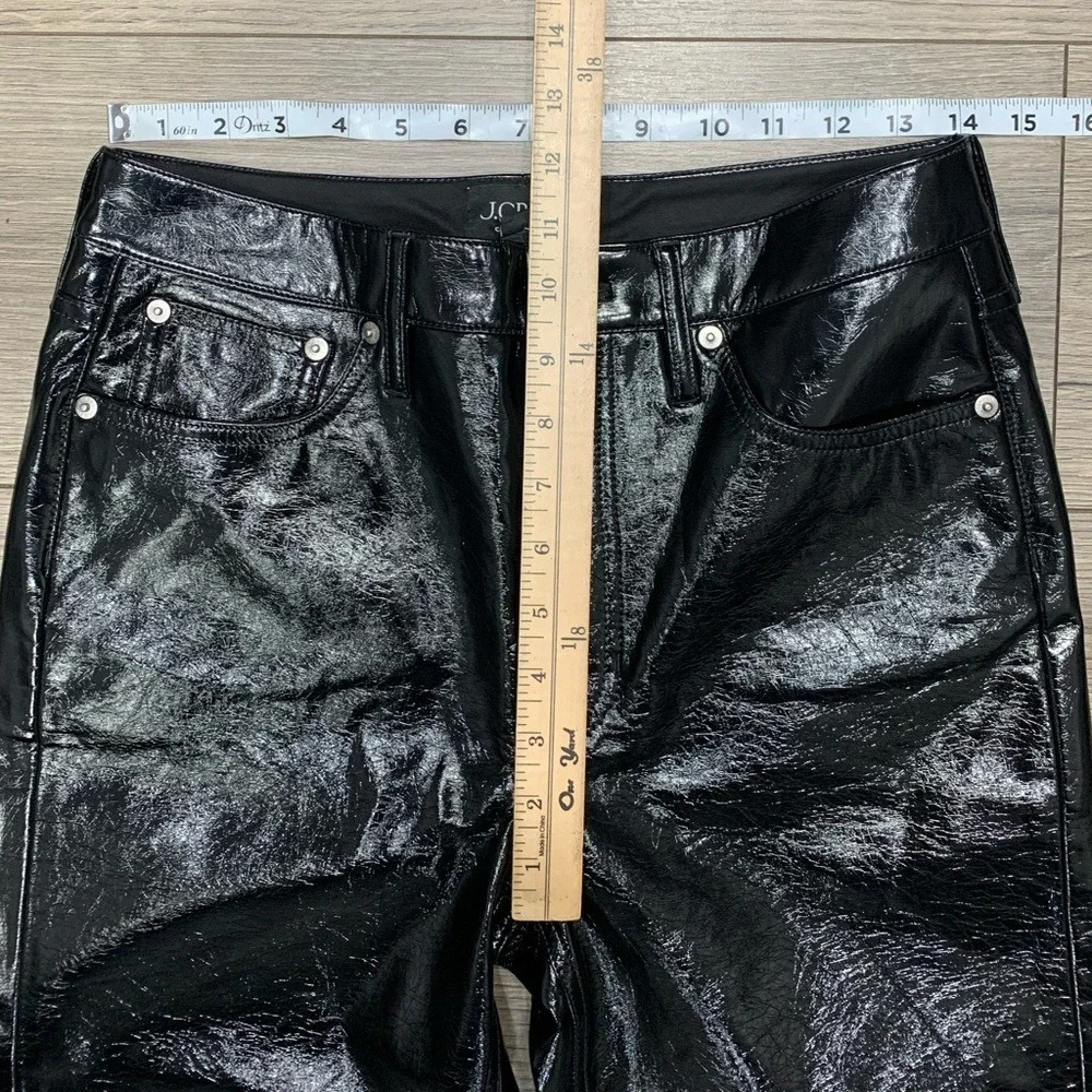 J.‎ Crew Collection Faux Patent leather pants size 27 (BU144) NWT